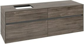 V&B Waschtischunterschrank Collaro in Stone Oak, WT links, B: 160 cm, H: 54,8 cm, T: 50 cm - Bild 1
