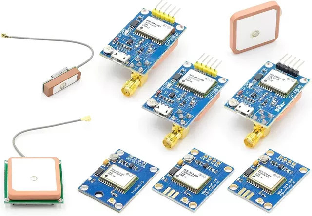 GPS Modul mit Micro USB für NEO-6M NEO-7M NEO-8M Satelliten-Positionierung in Blau für Arduino und STM32 - Bild 1