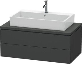 Duravit Waschtischunterschrank L-Cube in Graphit Matt mit 2 Schubladen, B/T: 102 x 54,7 cm - Bild 1