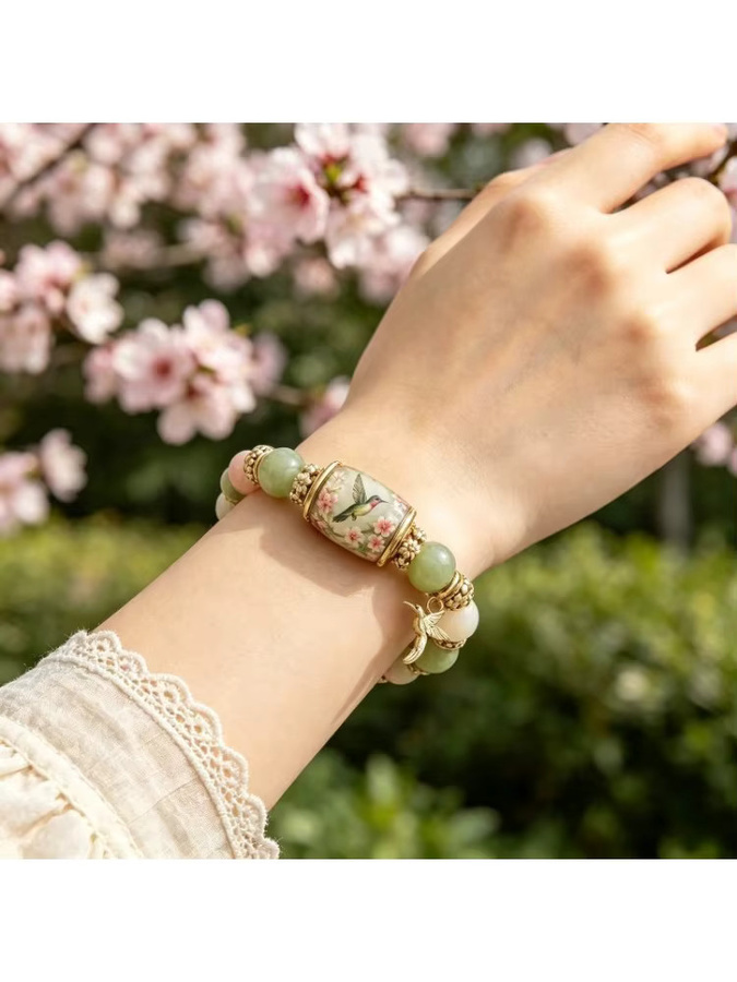 Crystal Spring Garden Perlenarmband, Kristall, Bunt, Unisex - Bild 5