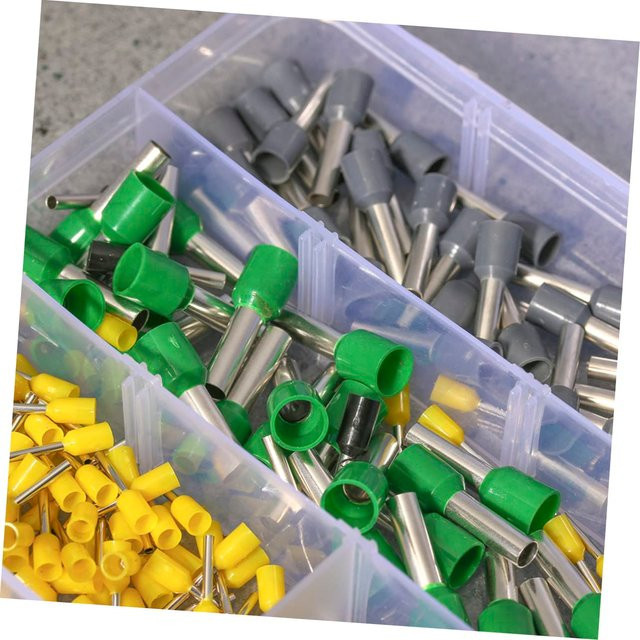 AOKIN 400-teiliges Crimp-Klemmen-Set mit Drahtverbinder und Crimp-Abschlussgerät, isolierte Terminals in Multicolor - Bild 1