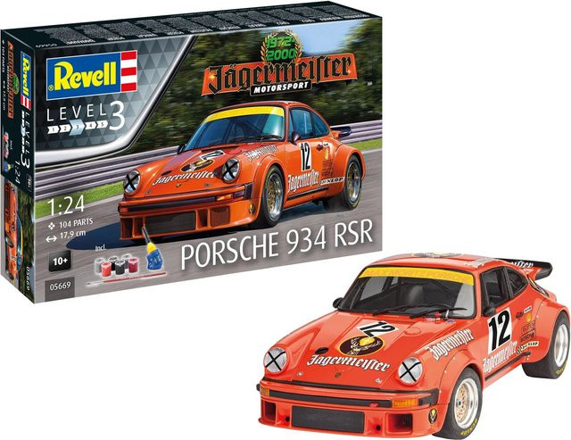 Revell Jägermeister Porsche Motorsport Geschenkset Automodell Bausatz 1:24 ab 12 Jahren - Bild 2