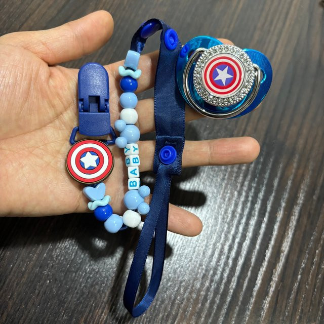 Disney Baby Schnuller-Set mit Anti-Verlust-Kette für Neugeborene 0-8 Monate - Bild 1