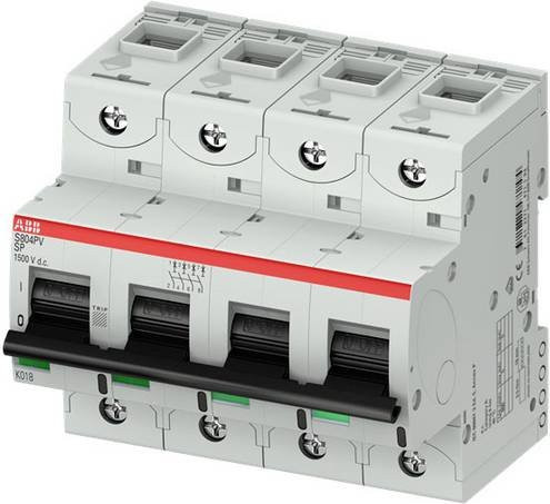 ABB 2CCF019626R0001 S804PV-SP25 Photovoltaik-Sicherung 4polig in Weiß - Bild 1