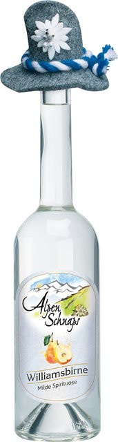 Alpenschnaps Steinbeisser Williamsbirne, milde Spirituose, 0,5 l - Bild 1