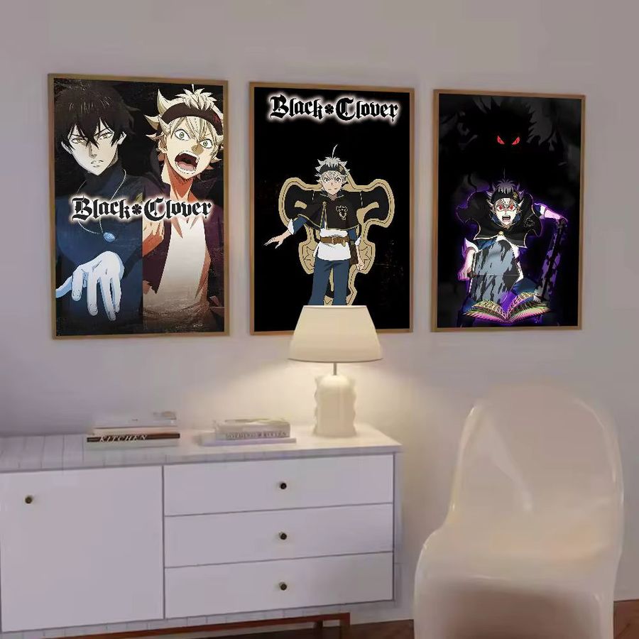Black Clover Anime-Poster von Potdemiel, ungerahmtes Wandbild in Multicolor für deine Wanddekoration - Bild 3