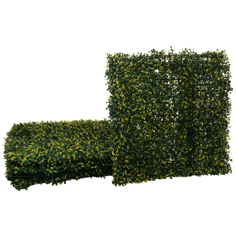 MCW Wandfliese L78 Sichtschutzhecke Buchs in Grün-Gelb, 4 Stück, B/H: 50 x 50 cm - Bild 3