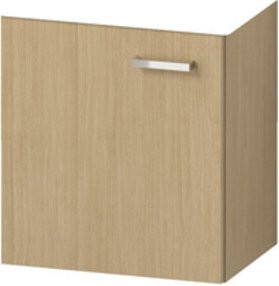 Duravit Möbel-Set XBase mit Waschtischunterbau und Spiegel in Eiche Natur, B/T/H: 40 x 28,8 x 200 cm - Bild 1