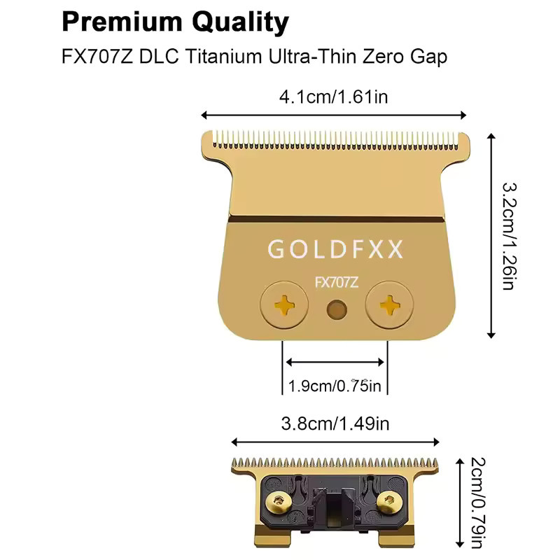 TRAH FX707Z Professionelle Klinge, Gold - Bild 2
