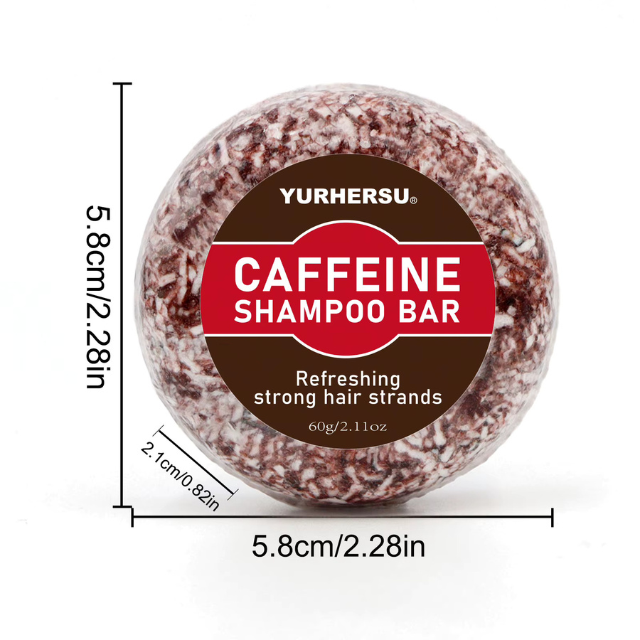 YURHERSU Koffein-Shampoo-Riegel, Unisex - Bild 2