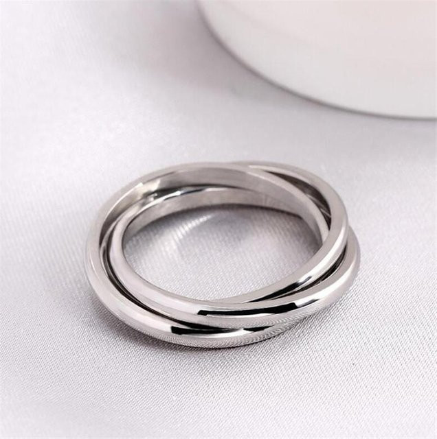 Eheringe Edelstahl, Schwarz, Unisex - Bild 1