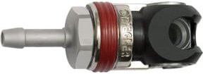 Riegler Schwenk-Sicherheitskupplung aus Stahl in Silber, NW 7,2, EURO 7,2, Tülle LW 8 - Bild 1