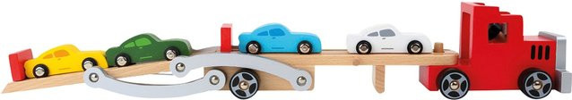 Small Foot Autotransporter Klassik Holz mehrfarbig ab 18 Monaten - Bild 1