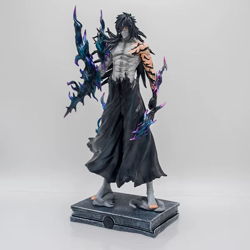 KONBORE Bleach Anime Actionfigur Ichigo Kurosaki Toshiro Hitsugaya Ulquiorra Cifer Sammelmodell aus Kunstharz, Höhe: 33 cm, mehrfarbig - Bild 3