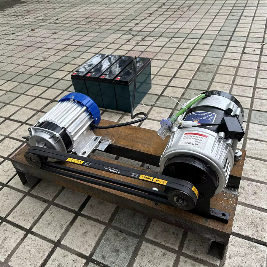 MYSN Getriebeloser Permanentmagnetgenerator AC-Lichtmaschine für Wind- und Wasserturbinen in Silber - Bild 3