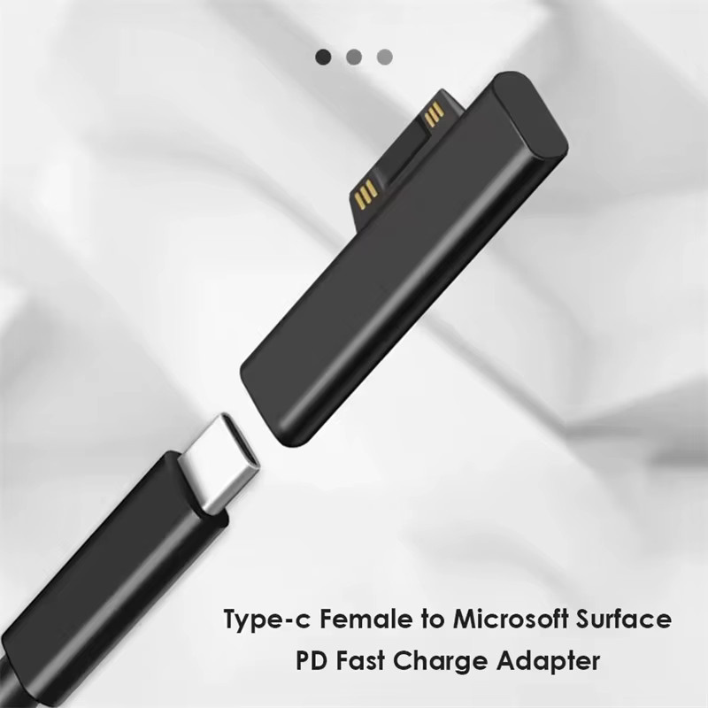 Microsoft Surface Pro X 8 7 6 5 4 Go Book USB-C Schnelllade-Netzteil 65 W 102 W PD mit USB-C Anschluss und Konverterstecker - Bild 5