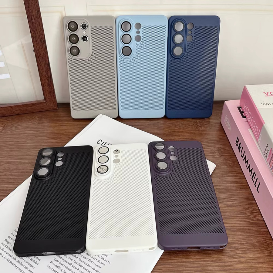 Wärmeableitende Handyhülle von lolozzx für Samsung S26 S25 Note 20 Ultra S24 S23 S22 S21 Plus in Lila, Matte PC Schutzhülle - Bild 3