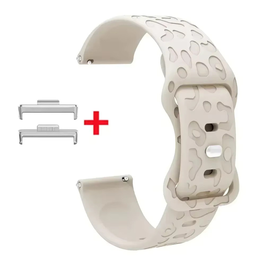 VATMENS Uhrenarmband Silikon, Leopard Print, für Huawei Fit 4 Pro, Fit 3 - Bild 3