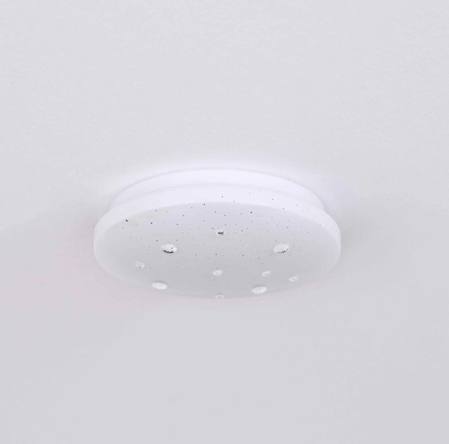 MegaLight LED-Deckenleuchte Shining Diamond in Weiß mit Lichtfarbenwechsel und Fernbedienung, Durchmesser: 22 cm - Bild 1