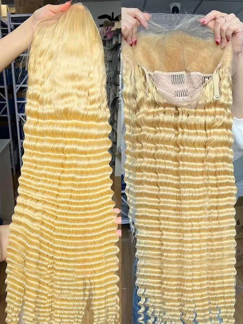 HJ WEAVE BEAUTY Perücke, Wasserwelle, Honigblonde, Damen - Bild 1