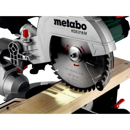 Metabo Kapp- und Gehrungssäge KGS 216 M mit Zugfunktion, Schwarz - Bild 5