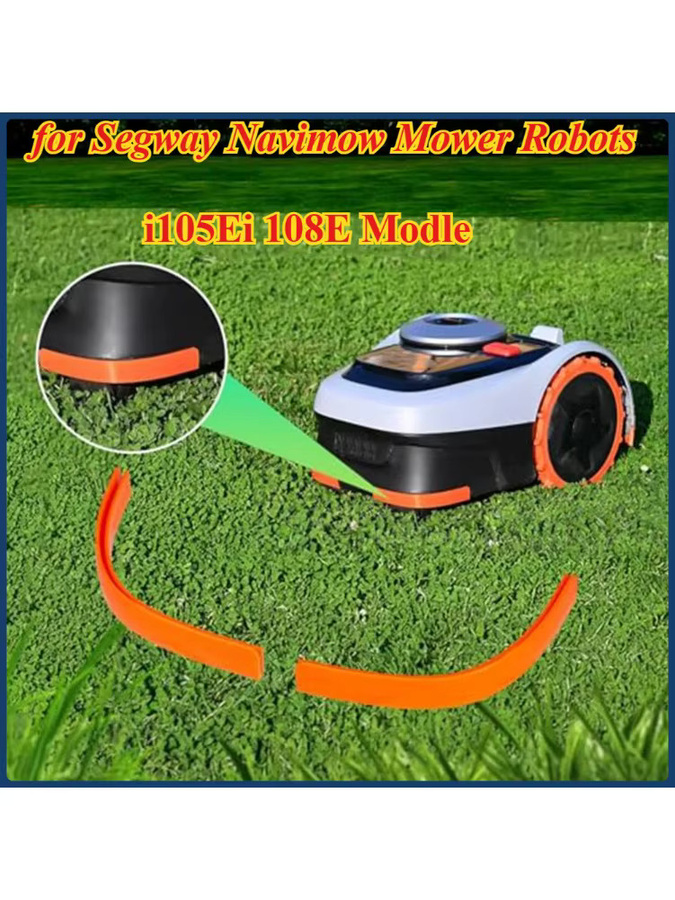 Segway Navimow Kantenschutz-Kit i105Ei 108E Antikollisionsstreifen in Orange - Bild 3