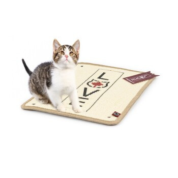 Canadian Cat Company Kratzteppich aus Sisal mit Wandbefestigung, Farbe: Beige, Breite: 30 cm, Höhe: 40 cm - Bild 2