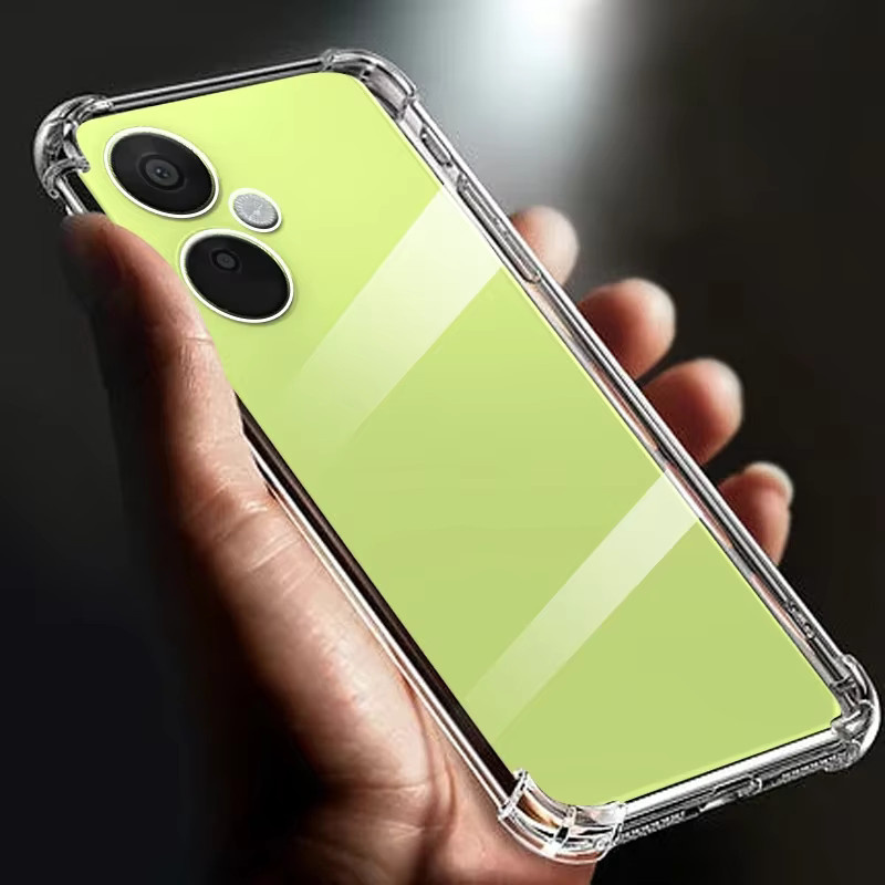 Stoßfeste TPU-Handyhülle für OnePlus Nord CE 3 Lite 5G in Transparent mit verstärktem Airbag-Schutz - Bild 4
