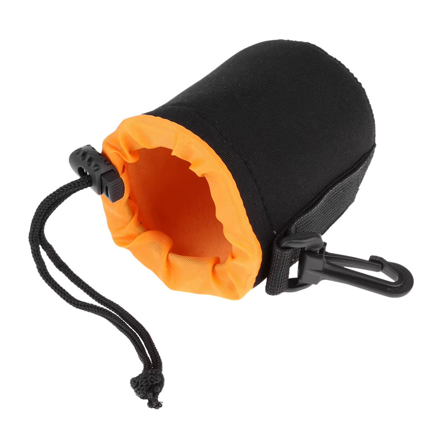 VAKIND Kameraobjektiv-Tasche aus wasserdichtem Neopren in Schwarz für Canon und Sony DSLR-Kameras - Bild 5