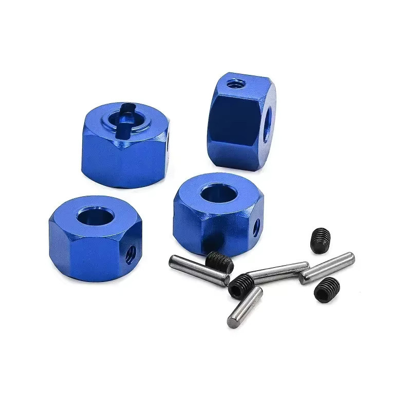 Traxxas Metall-Rad-Sechskant-Nabenadapter, 4-teiliges Set, Rot - Bild 3