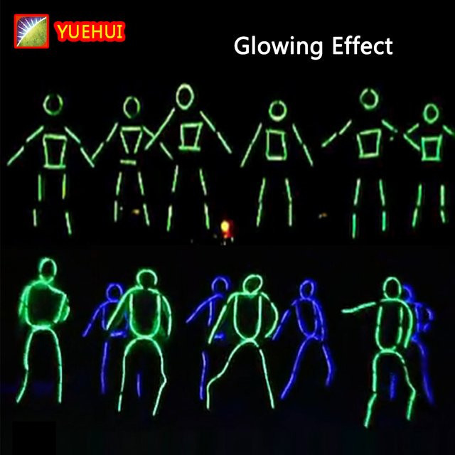 RGB DIY-Streifen LED-Licht mit EL-Draht für Kostüme und Bühnenperformance - Bild 1