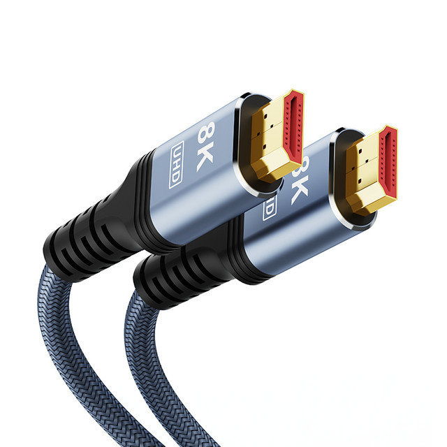 VOTHOON HDMI 2.1 Kabel in Silber für 8K UHD, 4K 120Hz, HDR und eARC zur Nutzung mit TV, Xbox, PS5 und Projektor - Bild 1
