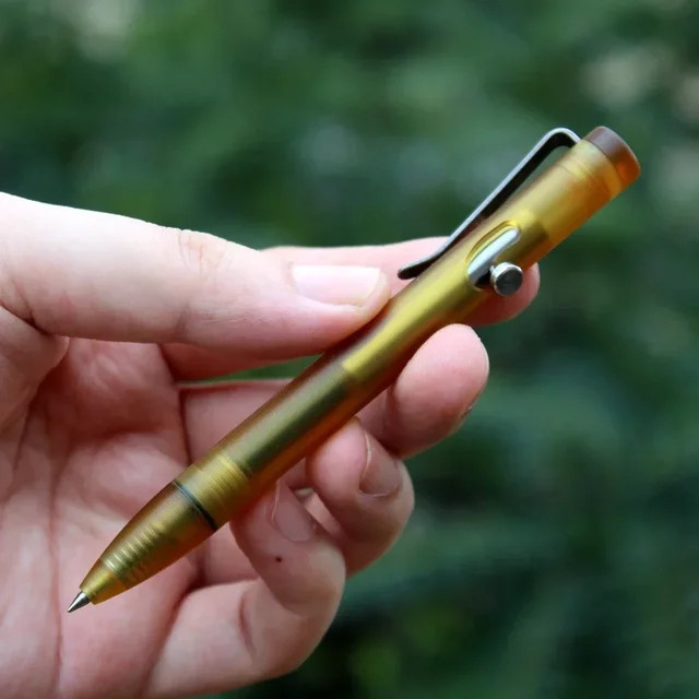 VALYRIAN EDC Signaturstift aus PEI und Titanlegierung als multifunktionales Outdoor-Werkzeug - Bild 1