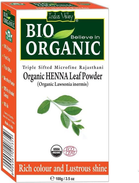 Industal Henna Haarpuder, rot, 100 g - Bild 1