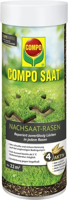 Compo Rasen-Nachsaat für die Früh-Aussaat von April bis Oktober, 440 g - Bild 1