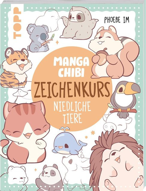 Manga Chibi - Zeichenkurs Niedliche Tiere von Phoebe Im, Hardcover, deutsch - Bild 1