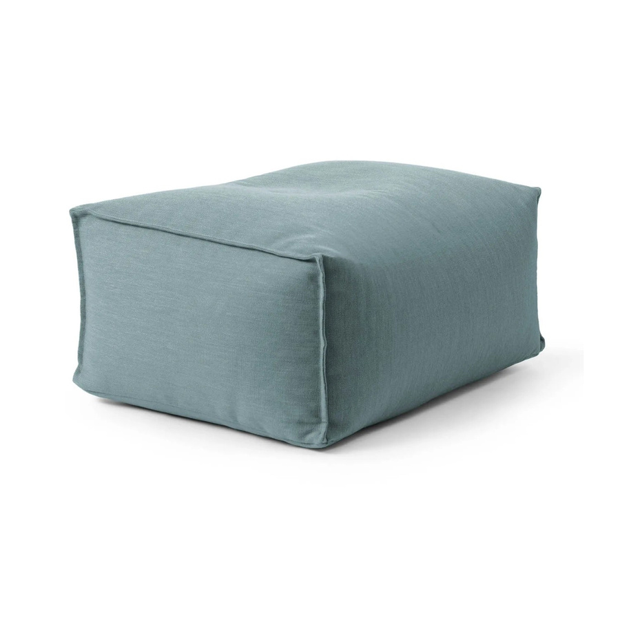 mokebo Outdoor Pouf Sitzhocker in Himmelblau für Garten, Balkon und Terrasse - Bild 2
