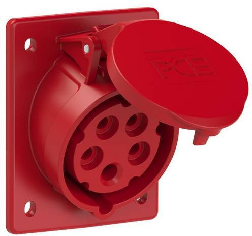 PCE CEE Anbaudose 16A 5polig 400V in Rot - Bild 1