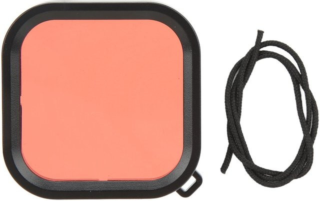 ZuiyouPet1 Tauchfilter für GoPro 9 10 11 mit schwarzem wasserdichtem Gehäuse und quadratischer Farbkorrektur für die Unterwasserfotografie - Bild 1