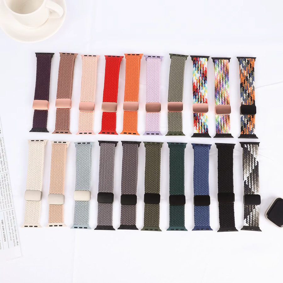 Magnetisches geflochtenes Armband für Apple Watch, Textil, Unisex - Bild 1
