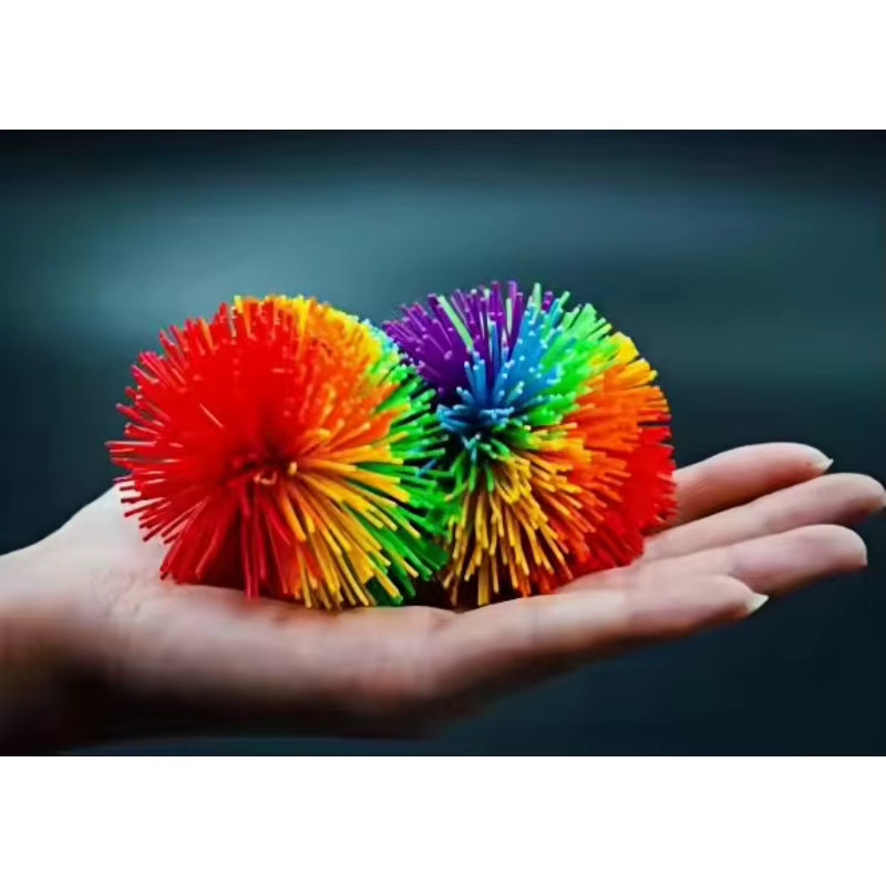 Meade Elastische Gummi Bälle, Bunt / Mehrfarbig, 6/8/10 cm - Bild 6