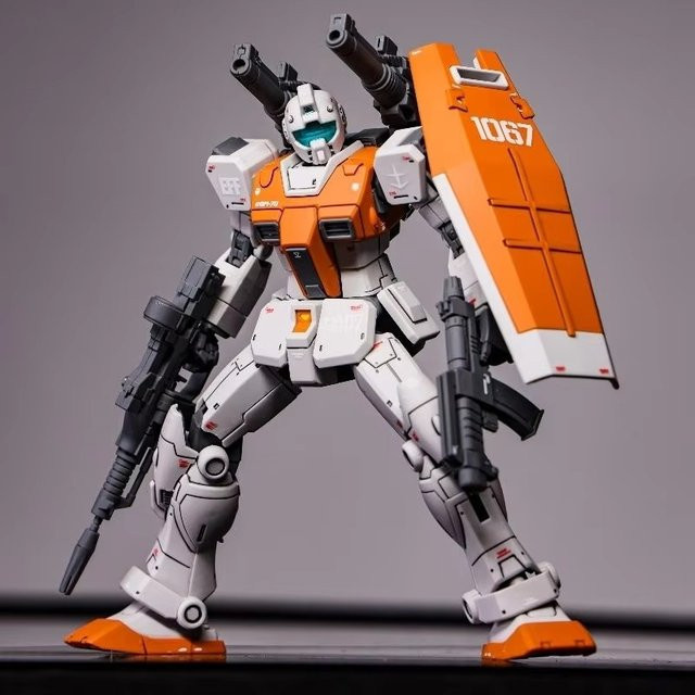 TAKARA TOMY HG 1/144 GTO Morocco GM RGM-79 Repair Double Cannon Advanced Version, Montagemodellbausatz, Actionfigur - Bild 1