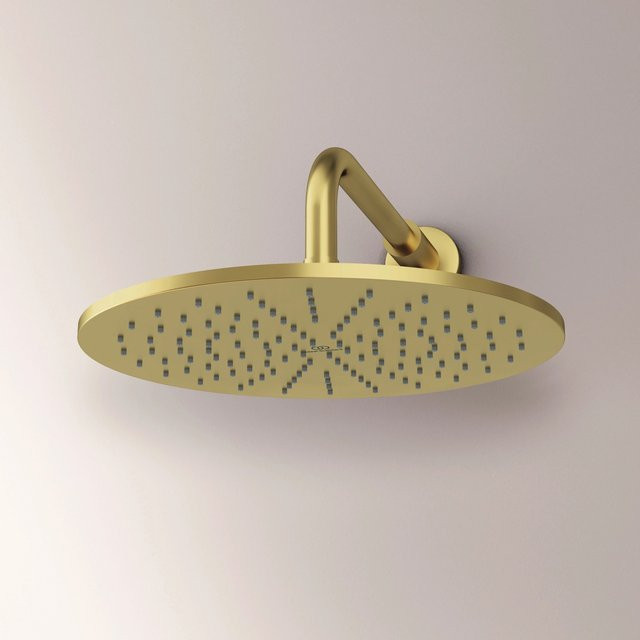Ideal Standard Kopfbrause Idealrain Atelier Rund in Brushed Gold, Durchmesser: 30 cm - Bild 1