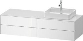 Duravit Waschtischunterschrank White Tulip in White Glossy, B/T: 160 x 55 cm - Bild 1