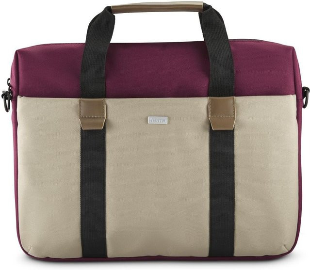 Hama Laptop-Tasche Silvan nachhaltig in Beige, Rot und Multicolour für 15,6 bis 16,2 Zoll - Bild 1