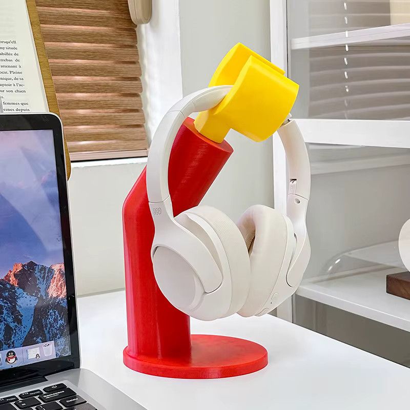 HH Kreativer Kopfhörerständer für Desktop und Miniaturen als Modellierungskopf zur Dekoration - Bild 2