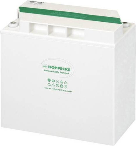 Hoppecke OPzS bloc sun-power VRL 12-180 Solarakku 12V 200Ah Blei-Gel Farbe: Weiß B/H/T: 38 x 38,3 x 20,5 cm M8-Schraubanschluss - Bild 1