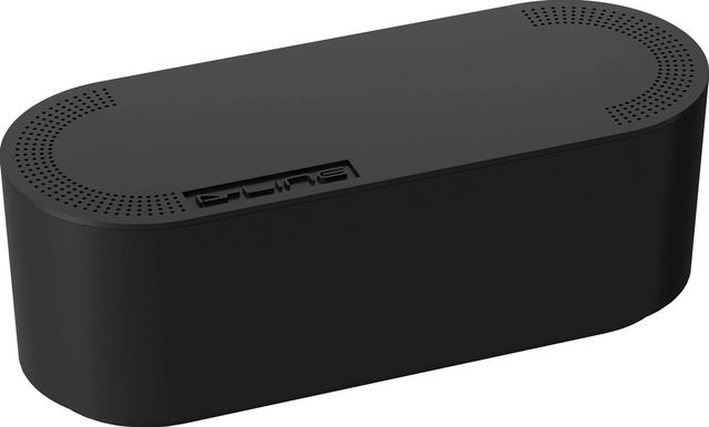 D-Line Kabelbox für 4er Steckdosenleiste Schwarz B/T/H: 11,5 x 12,5 x 32,5 cm - Bild 1