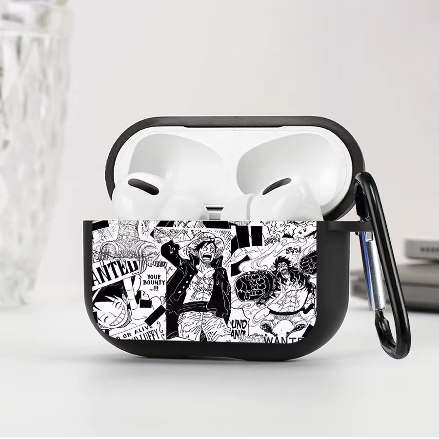 Schutzhülle mit abstraktem One Piece Logo für Apple AirPods Pro 1 2 3 4 - Bild 3