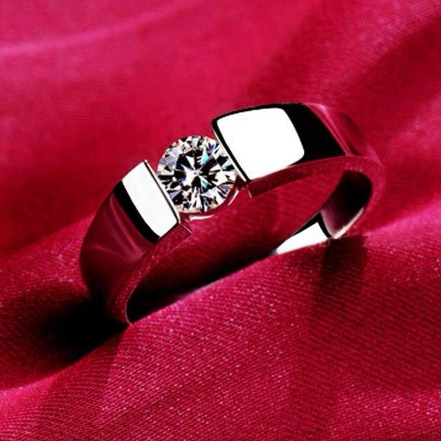Ring 925 Silber, Weiß, Zirkonia, Diamant, Damen - Bild 1